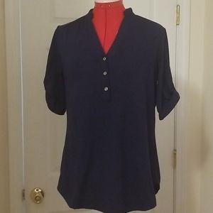 Navy blouse